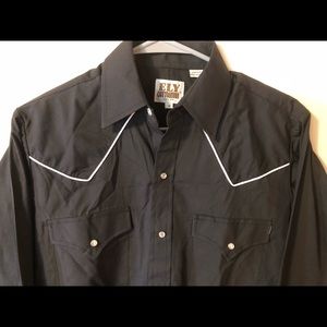 Black Western shirt